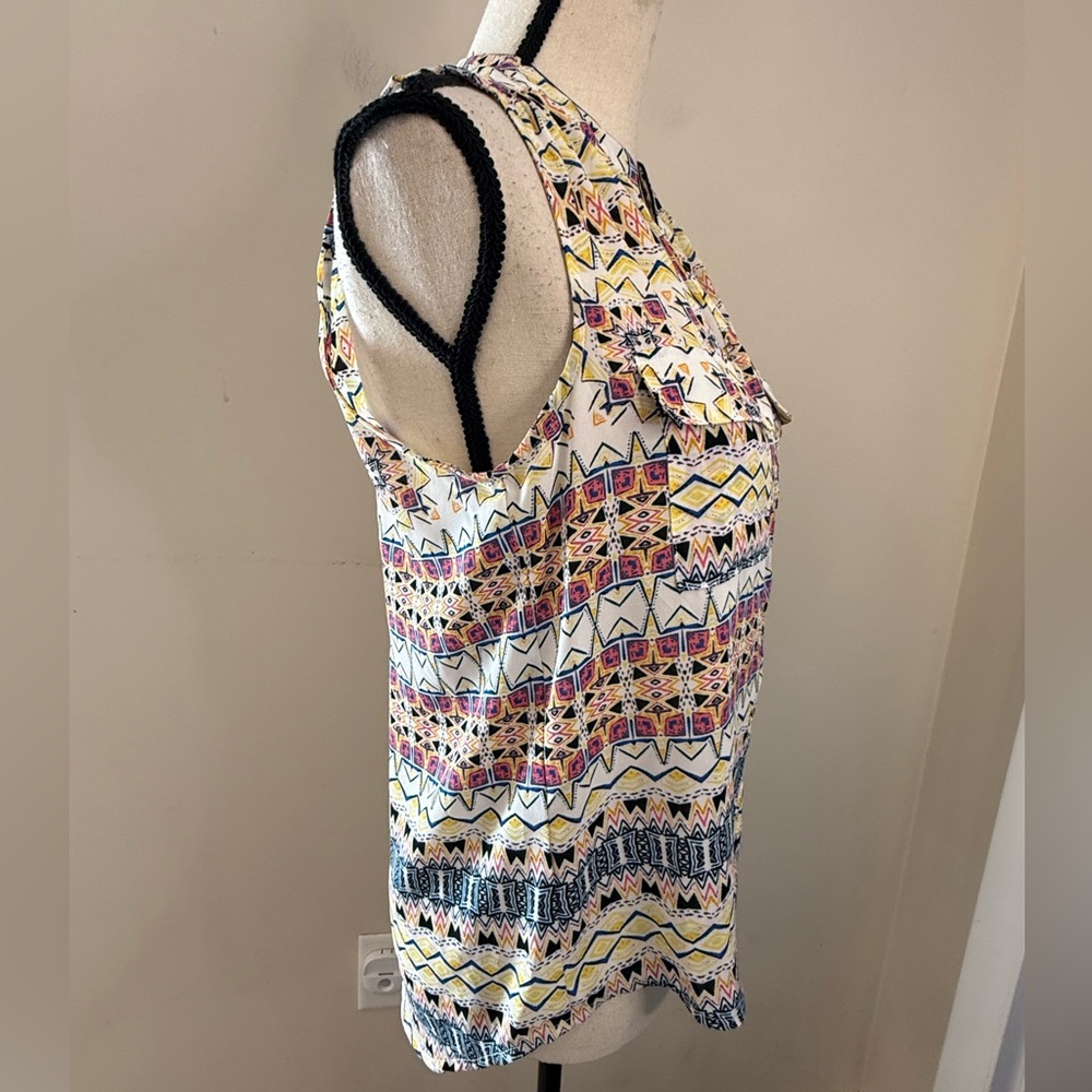 Love Tree Los Angeles woven Shirt Coral sleeveless western SZ M - Picture 2 of 13